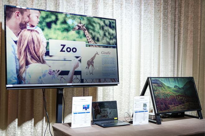 夏普展示ePoster低功耗显示系列及配套LC-LH室内光伏供电方案IGZO技术迸发新生命力(图3) 夏普展示ePoster低功耗显示系列及配套LC-LH室内光伏供电方案IGZO技术迸发新生命力(图3)
