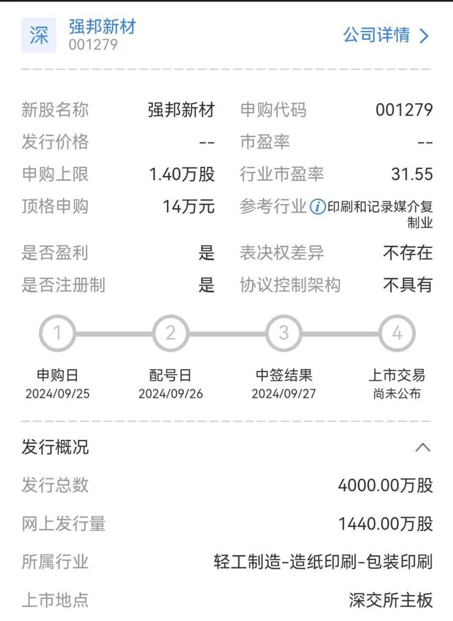 本周A股唯一新股申购印刷版材领军企业强邦新材(图1)